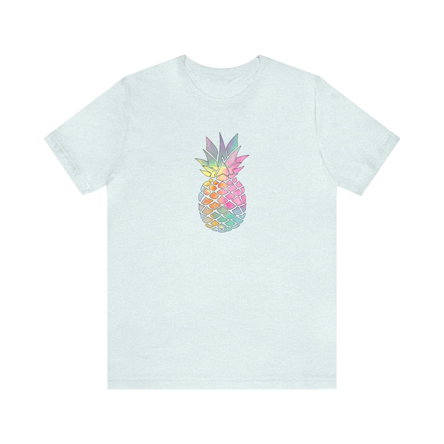 Colorful Pineapple T-shirt Supporting Maui Fire Relief Efforts