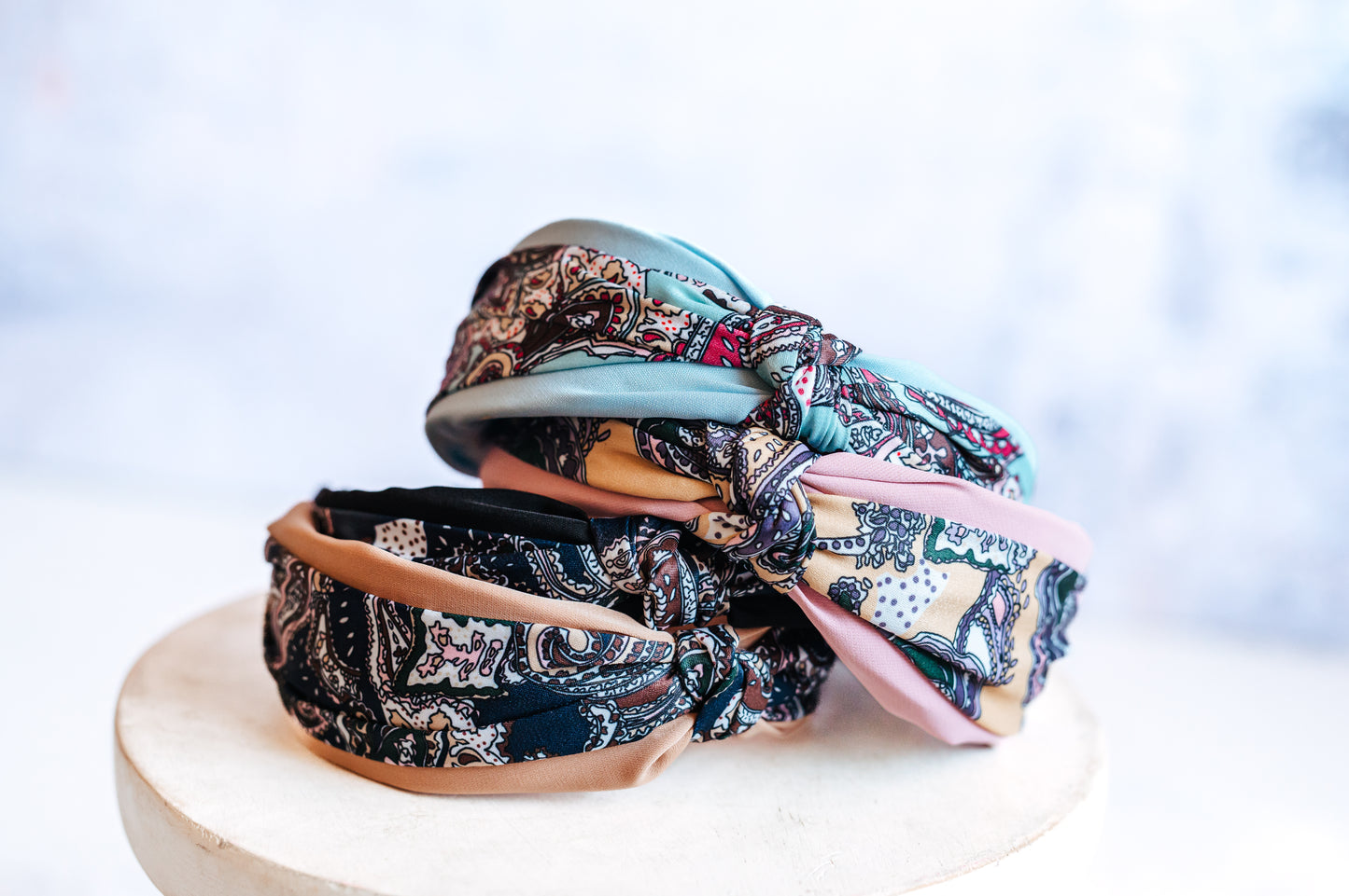 Paisley Printed Knot Headband