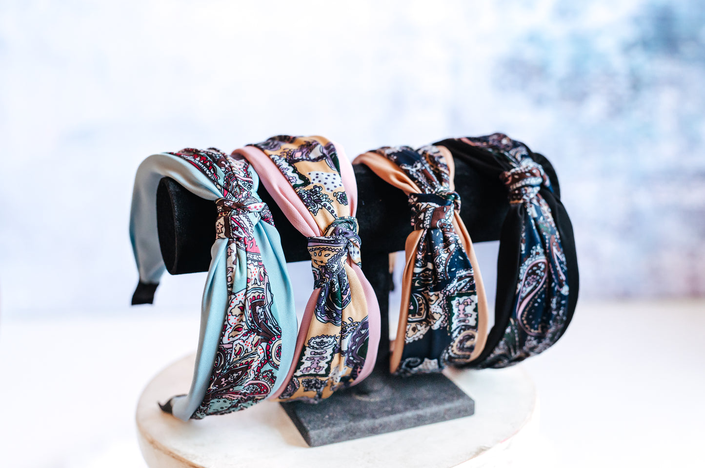 Paisley Printed Knot Headband