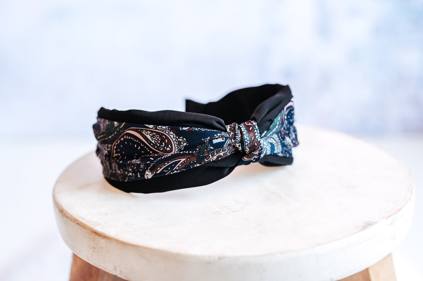 Paisley Printed Knot Headband