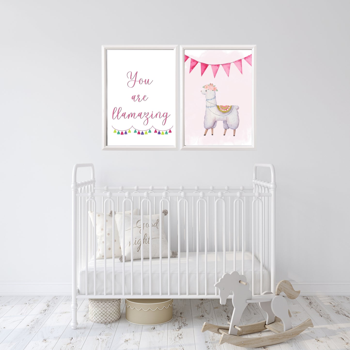 You Are Llamazing llama set of 2 printables for playroom nursery kid room