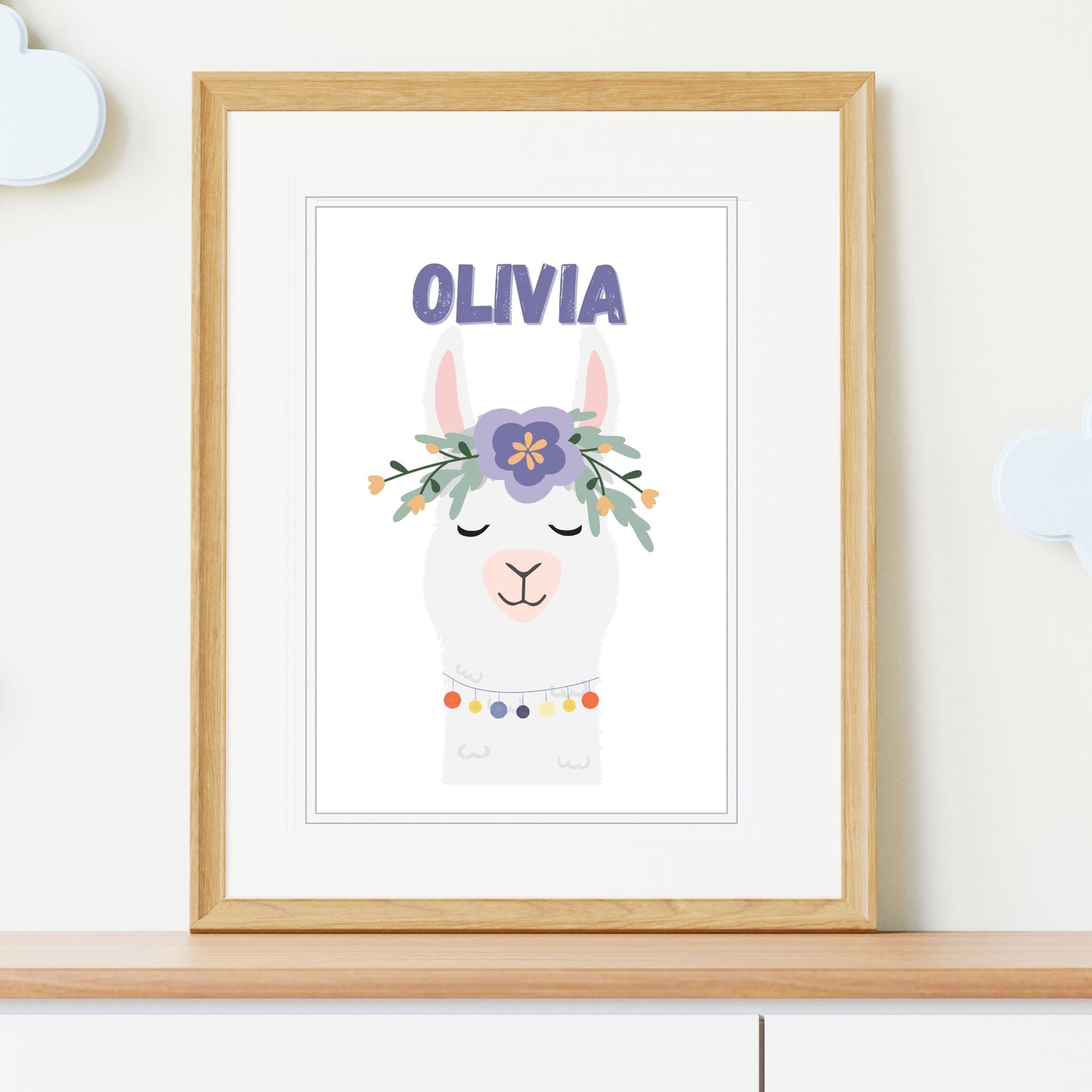 Llama Personalized Digital Print