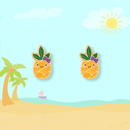 Lookin' Pine Cutie Stud Earrings