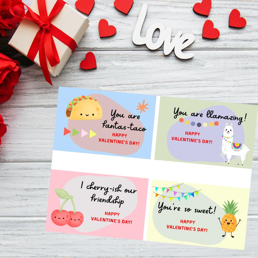 Valentine's Day Cards for girls - Digital