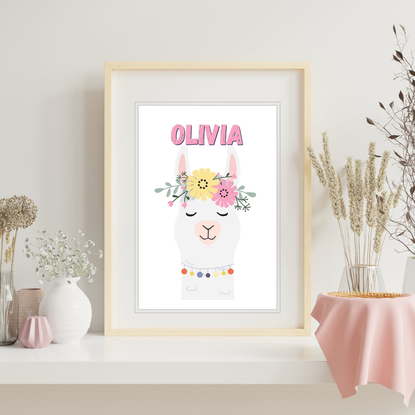 Llama Personalized Digital Print