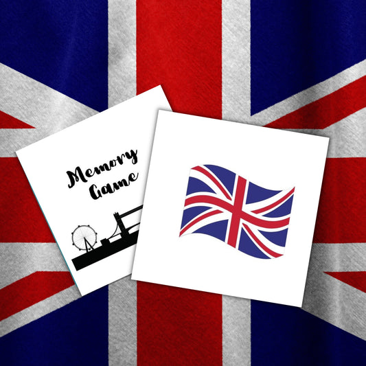 London Matching Memory Card Game - Digital Download