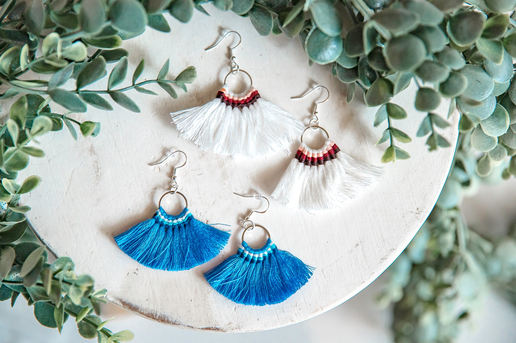 Thread for hot sale tassel earrings