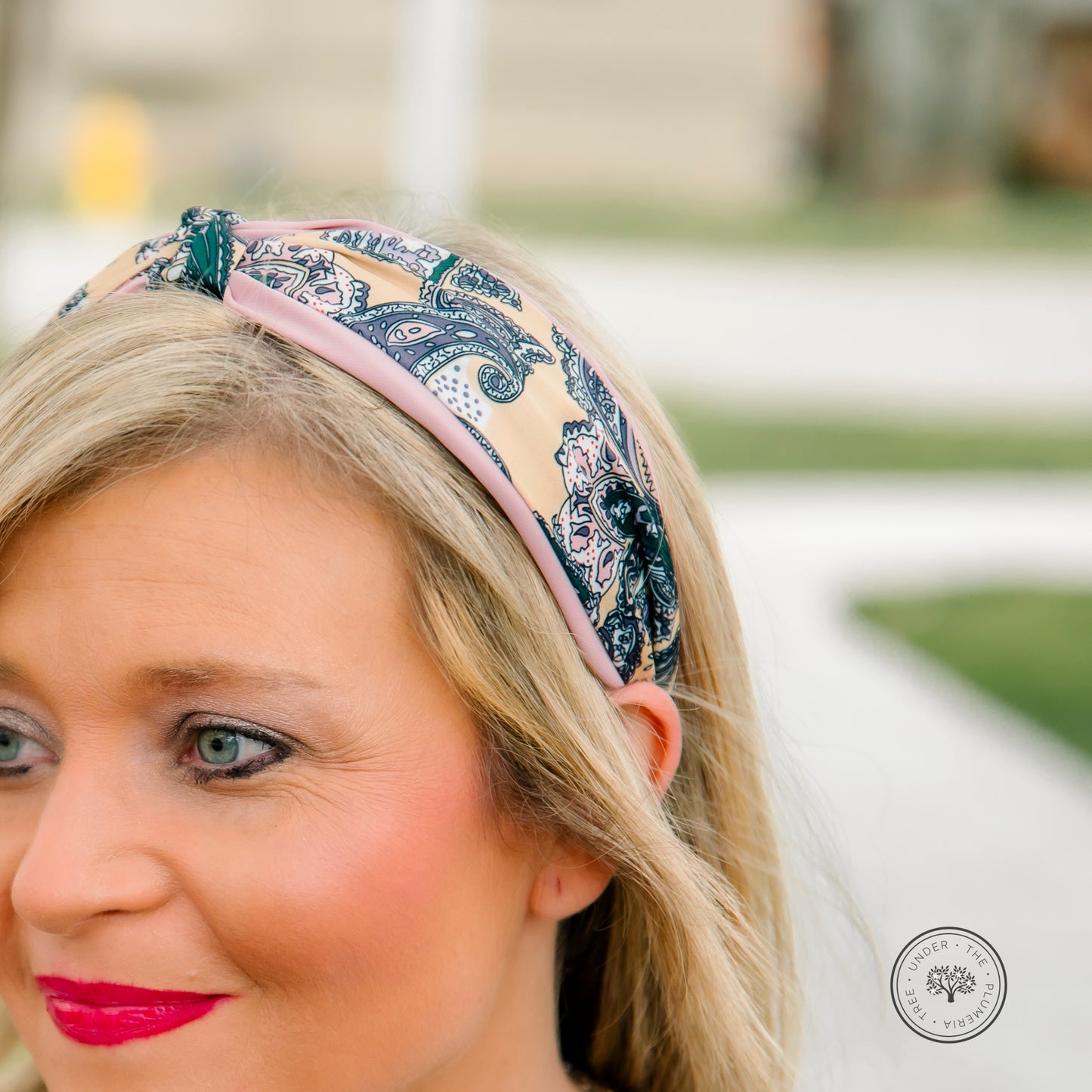 Paisley Printed Knot Headband