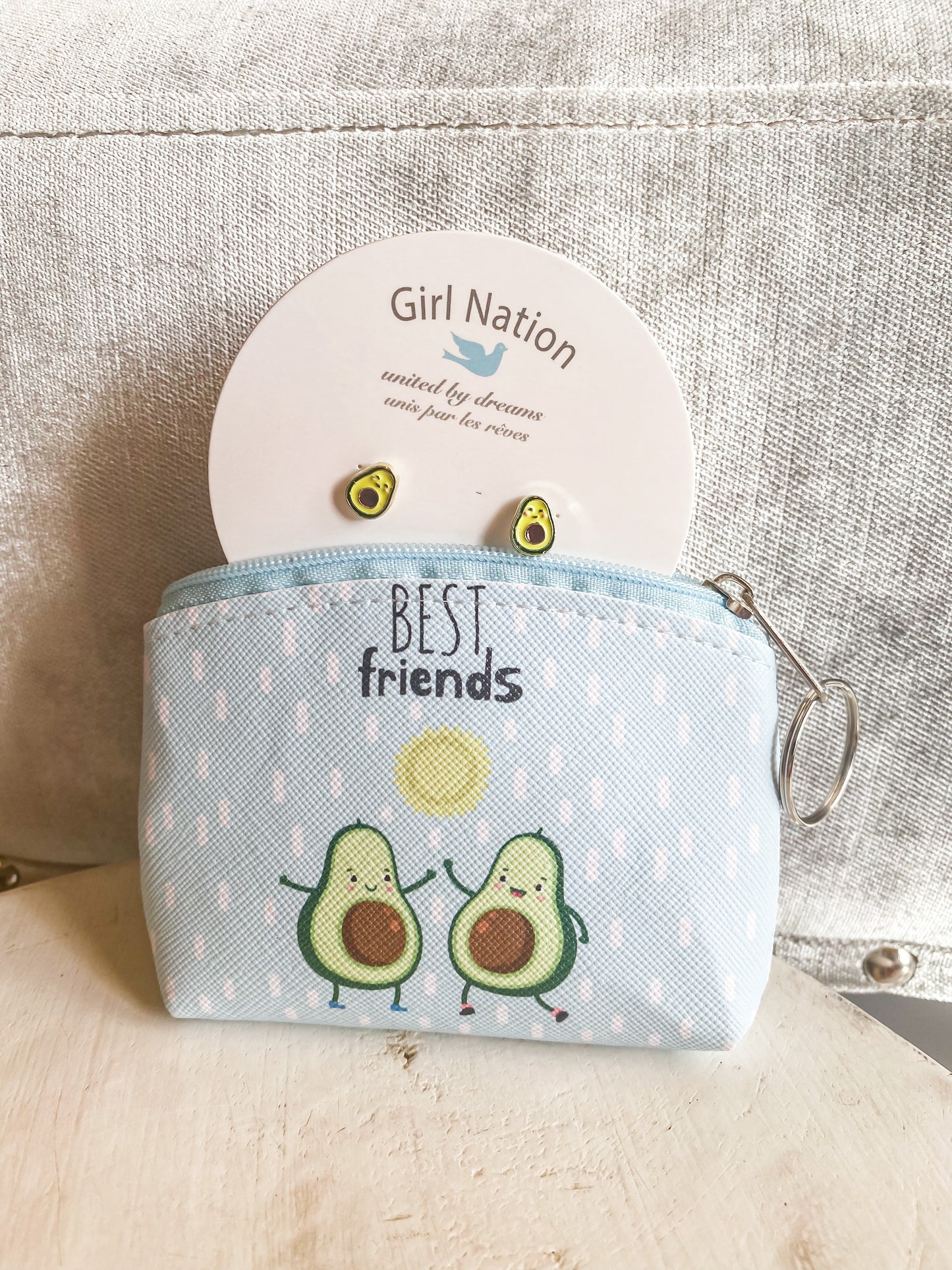 Avocado Best Friends Coin Purse