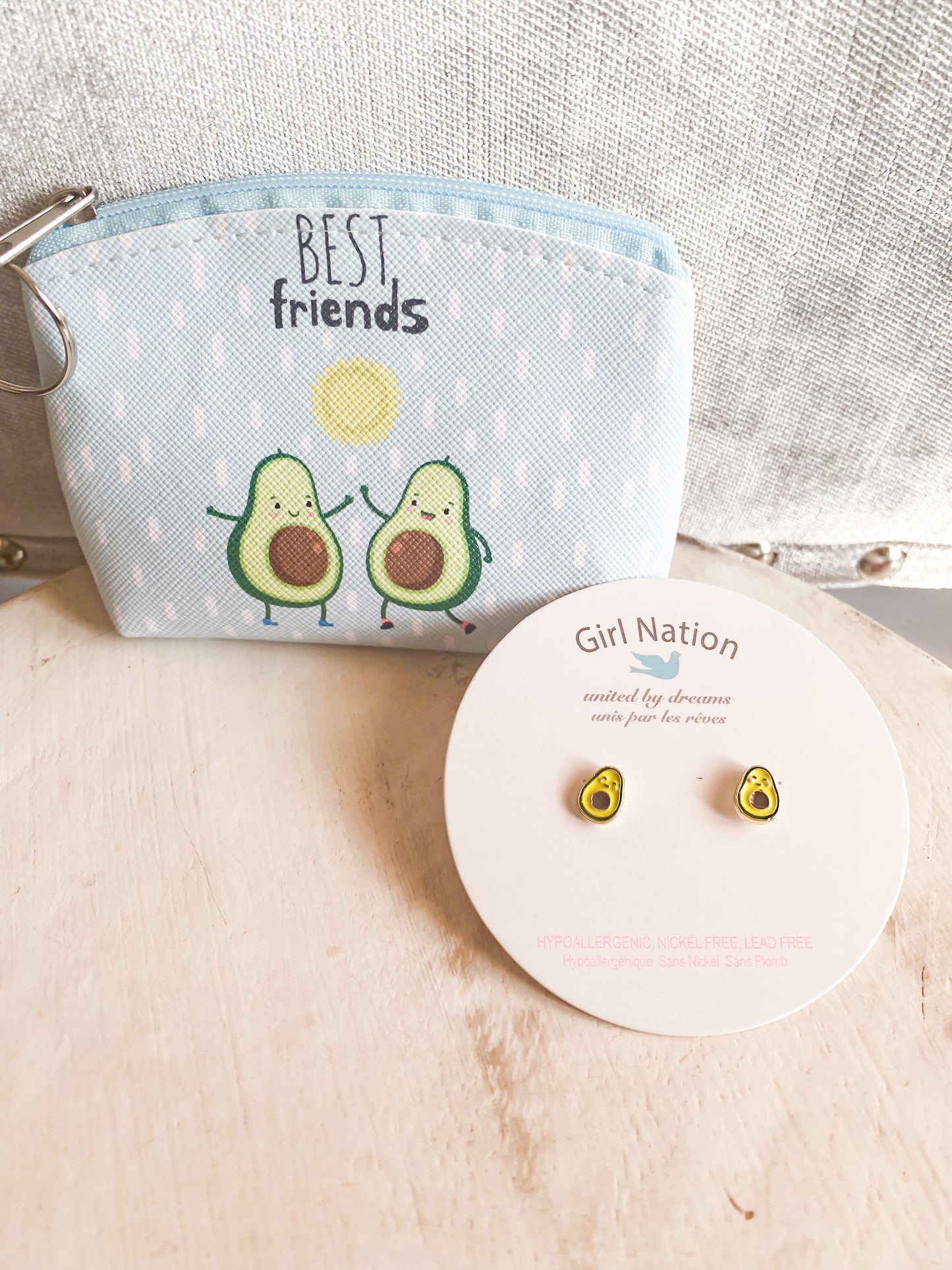 Avocado Best Friends Coin Purse