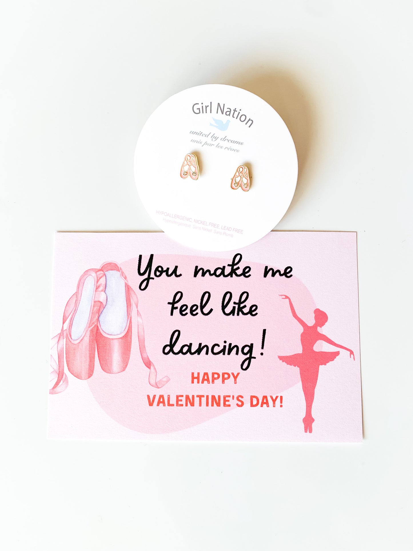 Ballet Slippers Cutie Stud Earrings