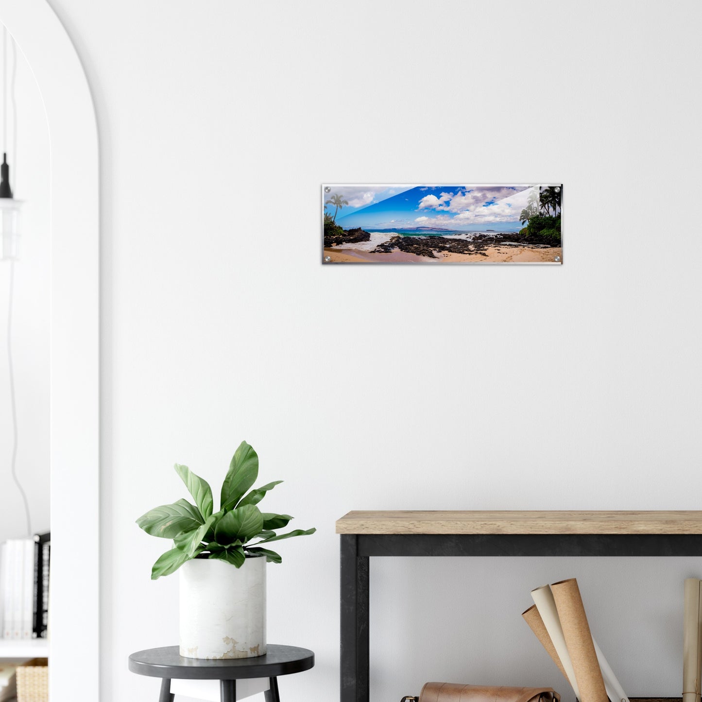 Secret Beach, Maui, Original Panoramic, Acrylic Print