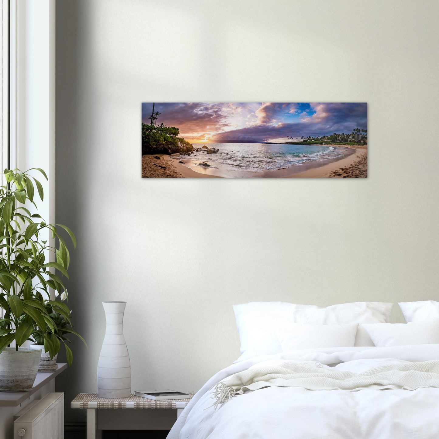 Kapalua Bay, Maui, Panoramic Original, Aluminum Print