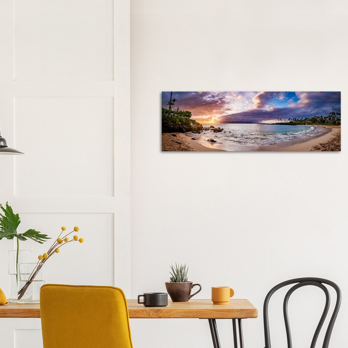 Kapalua Bay, Maui, Panoramic Original, Aluminum Print